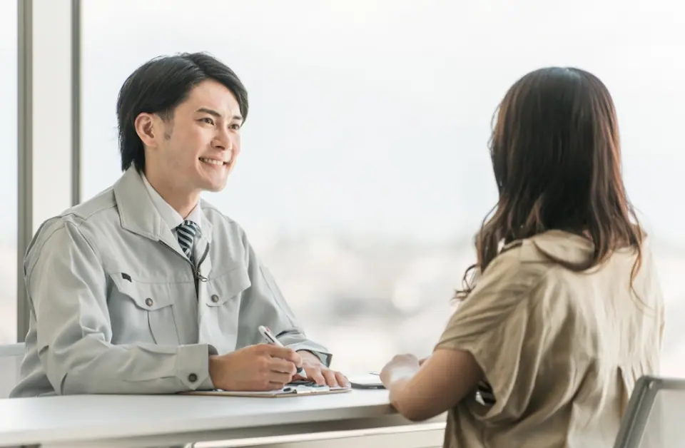 お客様との打合せ